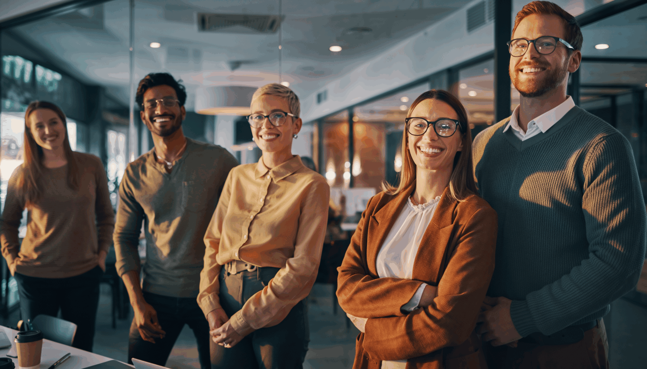 Happy Corporate Employees