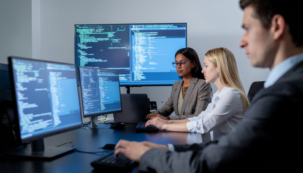 Several Infosec Employees Working